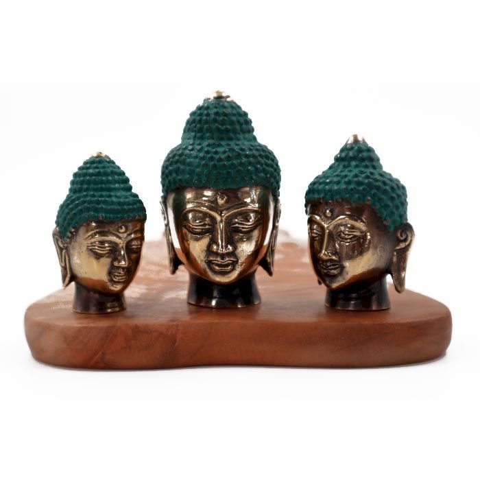 bG9jYWw6Ly9tZWRpYS9IUS82RC82MFIzMEMxRzZSUks2REhRLzU0Yjc4NTAwLmpwZWc.jpg Set of 3 - Buddha Heads (asst sizes) - Image 1