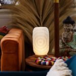 Ancient Wisdom Modern Twisted New Wave USB Lamp - Image 2