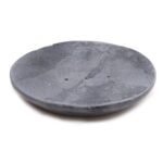 Ancient Wisdom Classic Oval Grey Soapstone Soap Dish - Image 2