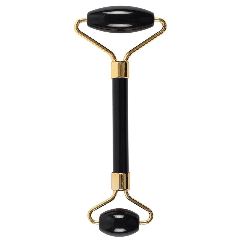 bG9jYWw6Ly9tZWRpYS9IUi9HQy82MFIzMEMxRzZNVzNHQ0hSLzViNWQ2NTdjLmpwZWc.jpg Ancient Wisdom Gemstone Face Roller - Black Obsidian - Image 1