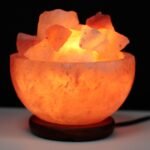 Ancient Wisdom Himalayan Crystal Salt Fire Bowl Lamp & Chunks - Image 3