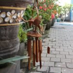 Ancient Wisdom Natural Finish Coconut Dragon Bamboo Wind Chime - Image 2