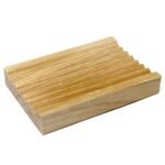 Ancient Wisdom Groovy Design Hemu Wood Soap Dish