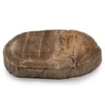 Ancient Wisdom Brown Petrified Wood Soap Dish