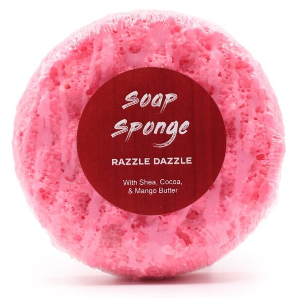 Ancient Wisdom Razzle Dazzle Shea Butter Bubble Soap Sponge
