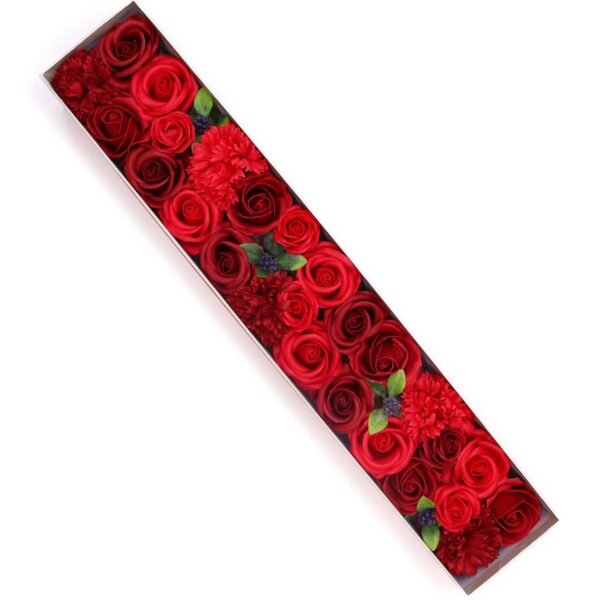 Ancient Wisdom Soap Classic Red Roses Flowers Extra Long Gift Box