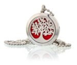 Ancient Wisdom Tree of Life Necklace Gift Set With Essential Oil Blends - Image 2