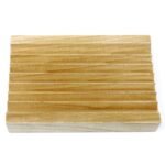 Ancient Wisdom Groovy Design Hemu Wood Soap Dish - Image 2