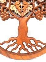 Ancient Wisdom 40cm Tree of Life Grapes Decorative Wooden Panel - Image 2