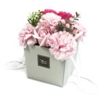 Ancient Wisdom Pink Rose & Carnation Soap Flower Bouquet