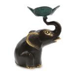 Ancient Wisdom Small Elephant Candle / Incense Holder