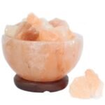 Ancient Wisdom Himalayan Crystal Salt Fire Bowl Lamp & Chunks - Image 4