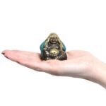 Ancient Wisdom Set of 3 Brass Feng Shui Buddha – See No Evil, Hear No Evil, Speak No Evil - Image 3