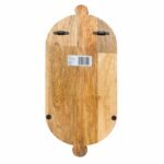 Ancient Wisdom Moon Phase & Tree Carved Wooden Arch Wall Shelf - Image 2