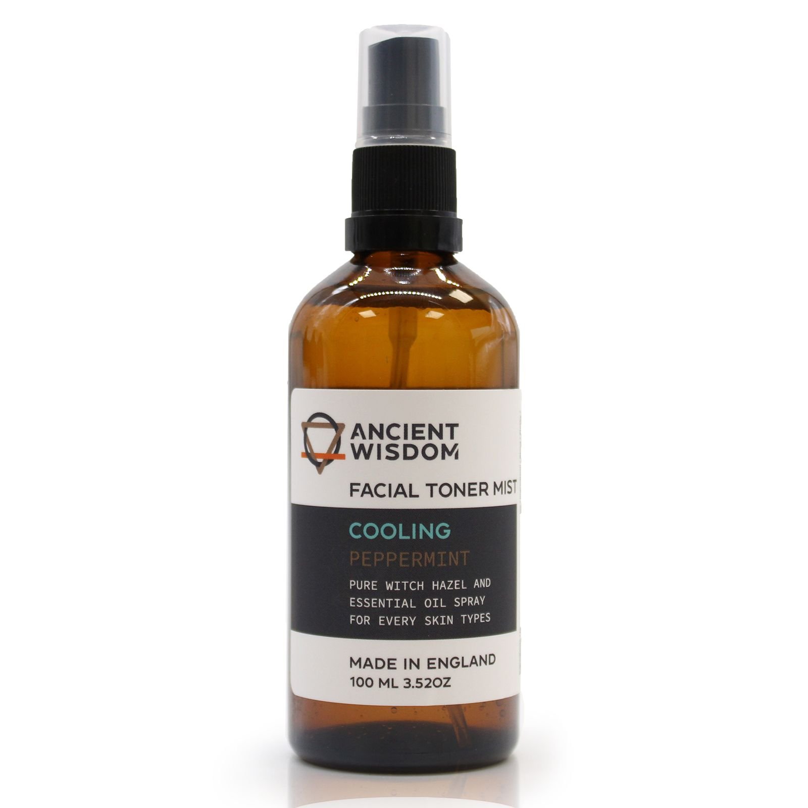 bG9jYWw6Ly9tZWRpYS9TSC9KRC82MFIzMEMxRzZSU0tKRFNILzI4OTQyYmQ4LmpwZWc.jpg Ancient Wisdom Facial Toner Mist Cooling Peppermint Pure Witch Hazel - Image 1