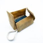 Ancient Wisdom Natural Jute Scrub Soap Pouch - Image 3