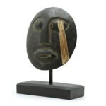Ancient Wisdom Timor Tribal Albasia Wood Decorative Mask – Black - Image 4