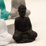 Ancient Wisdom Set of 6 Colourful Mini Buddha Statues For Meditation & Focus - Image 2