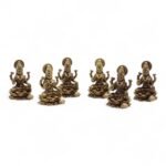 Ancient Wisdom Brass Miniature Gods – Laxmi (37mm) - Image 4