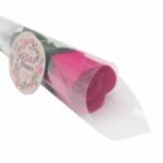 Ancient Wisdom Small Pink Rose Soap Flower - Image 4