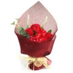 Ancient Wisdom Red Standing Soap Flower Bouquet