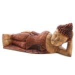 Ancient Wisdom Handcrafted Sleeping Buddha Statue - 50cm - Image 5