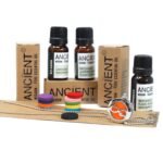 Ancient Wisdom Infinity Love Necklace Gift Set With Essential Oil Blends