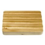 Ancient Wisdom Corrugated Hemu Wood Soap Dish - Image 3