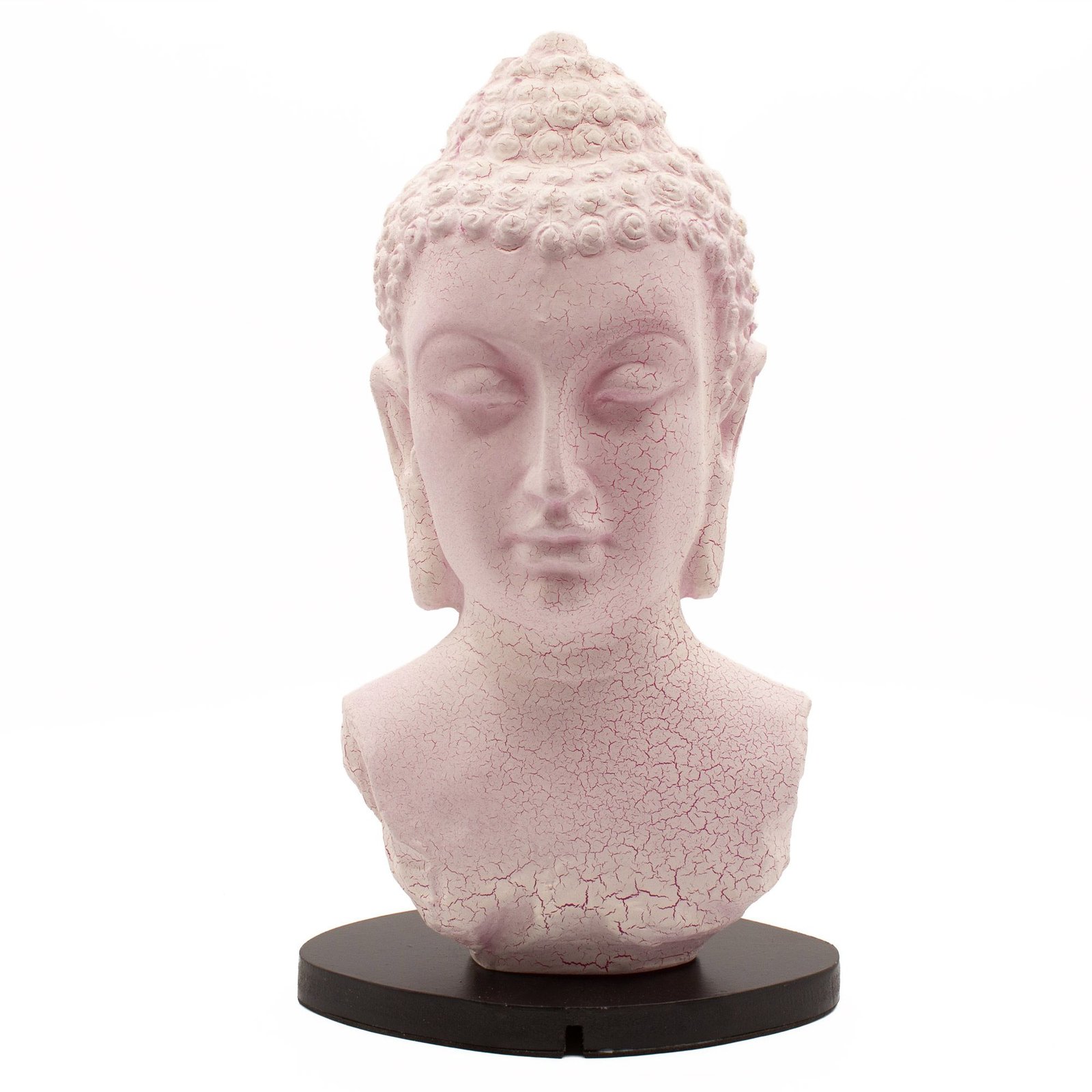 bG9jYWw6Ly9tZWRpYS9TTS8yQy82MFIzMEMxSjY4VksyQ1NNLzIxNjRmNmIxLmpwZw.jpg Ancient Wisdom Cherry Crackle Buddha Bust Lamp – Oval Stand - Image 1