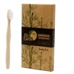 Ancient Wisdom Family Pack of 4 Bamboo Toothbrushes - White Medium Soft - Image 7