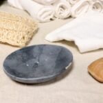 Ancient Wisdom Classic Oval Grey Soapstone Soap Dish - Image 6