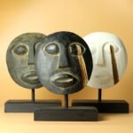 Ancient Wisdom Timor Tribal Albasia Wood Decorative Mask - Antique - Image 6