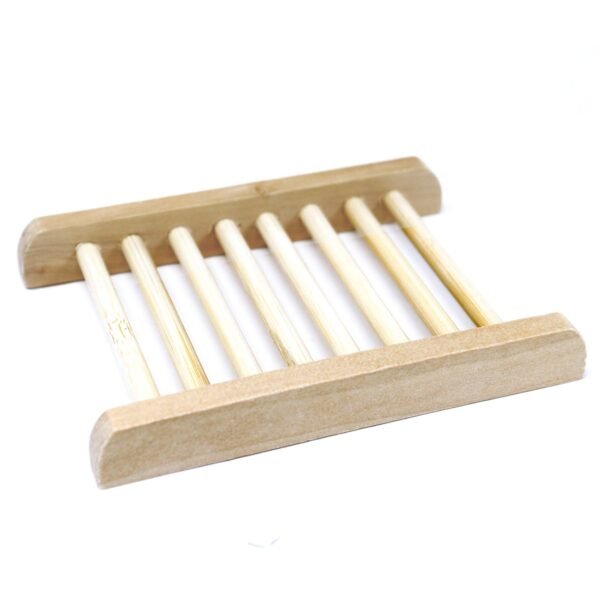Ancient Wisdom Ladder Design Hemu Wood Soap Dish