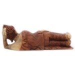 Ancient Wisdom Handcrafted Sleeping Buddha Statue - 50cm - Image 7
