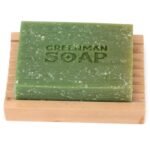 Ancient Wisdom Gardener's Scrub Greenman Soap Slice 100g - Image 2