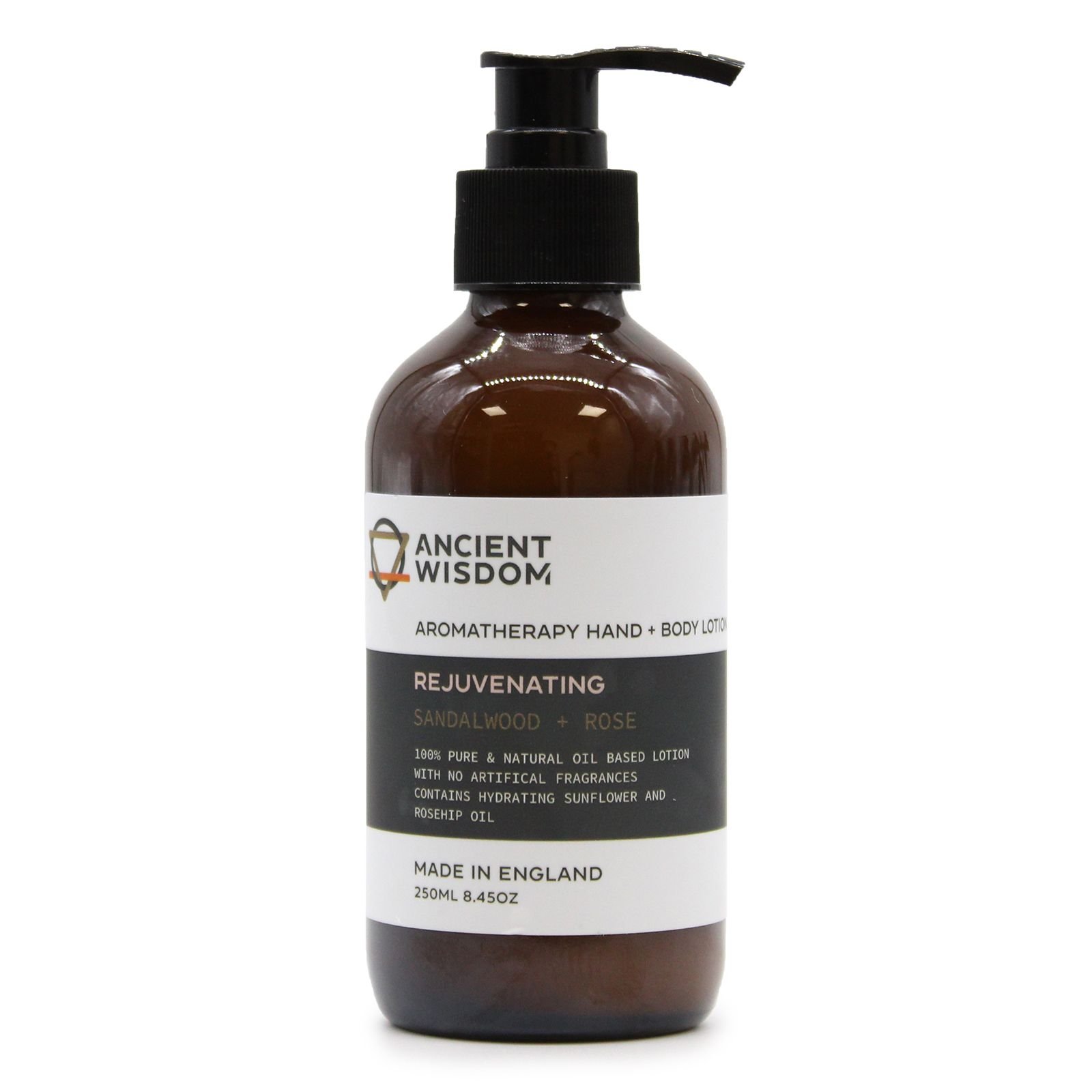 bG9jYWw6Ly9tZWRpYS9TUC82RC82MFIzMEMxRzZSU0s2RFNQLzA2MjIxZTcwLmpwZWc.jpg Ancient Wisdom Rejuvenating Sandalwood & Rose Hand & Body Lotion 250ml - Image 1