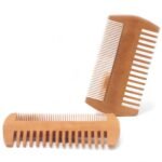 Ancient Wisdom Two Sided Wooden Beard Comb - Image 3