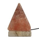 Ancient Wisdom Pyramid Shaped USB Himalayan Crystal Salt Single Colour Lamp