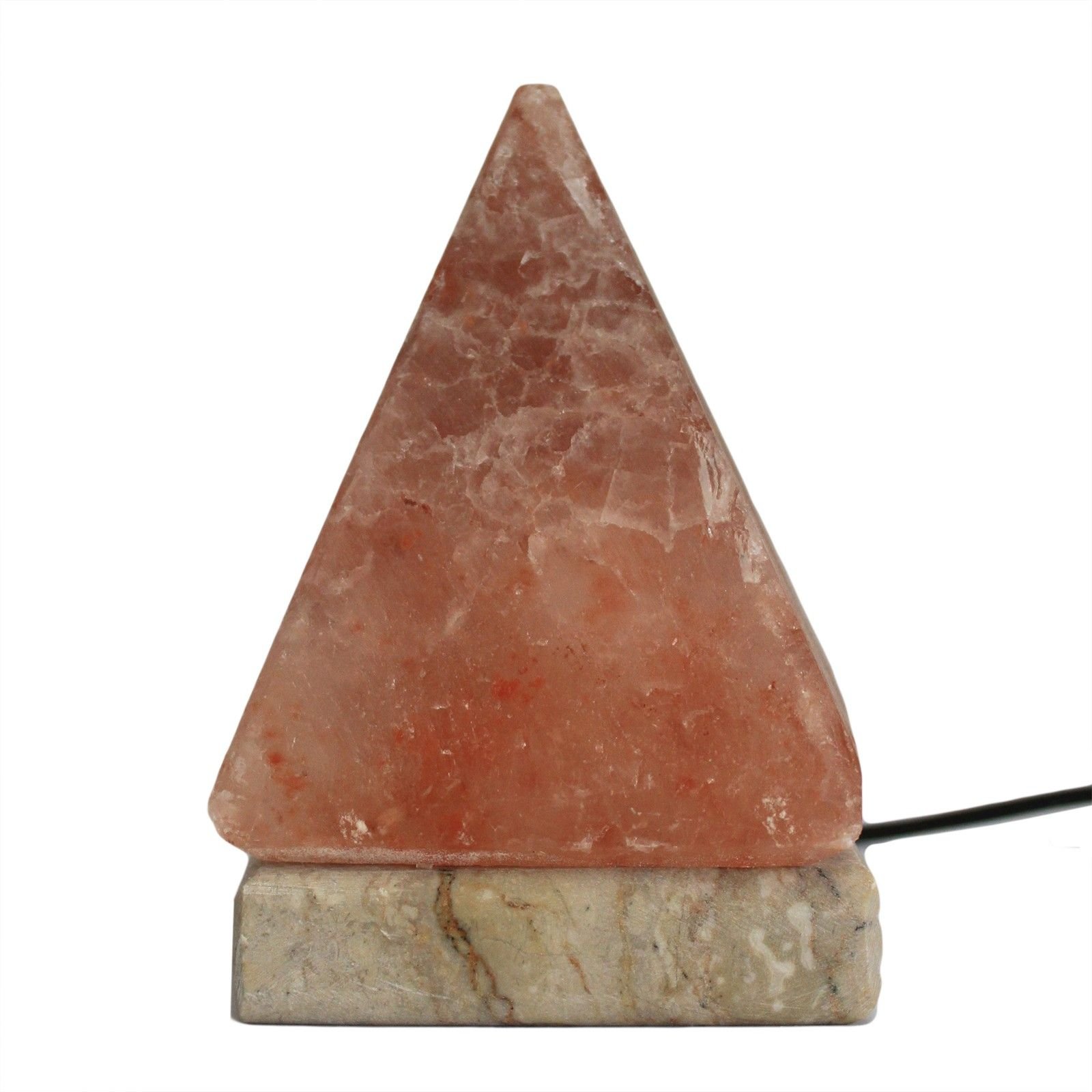 bG9jYWw6Ly9tZWRpYS9TUC9FQy82MFIzMEMxRzZHVEtFQ1NQLzdkMTlhYjk0LmpwZWc-1.jpg Ancient Wisdom Pyramid Shaped USB Himalayan Crystal Salt Single Colour Lamp - Image 1