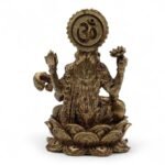 Ancient Wisdom Brass Miniature Gods – Sarswati (49mm) - Image 2