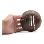 Ancient Wisdom Round 11cm Natural Coconut Soap Dish - Image 3