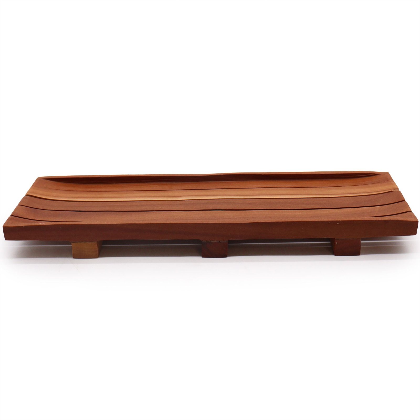 bG9jYWw6Ly9tZWRpYS9TUS80RC82MFIzMEMxRzZHV0s0RFNRLzU4Mzk3M2I5LmpwZWc.jpg Ancient Wisdom Large Mahogany Wood Soap Loaf Tray - Image 1