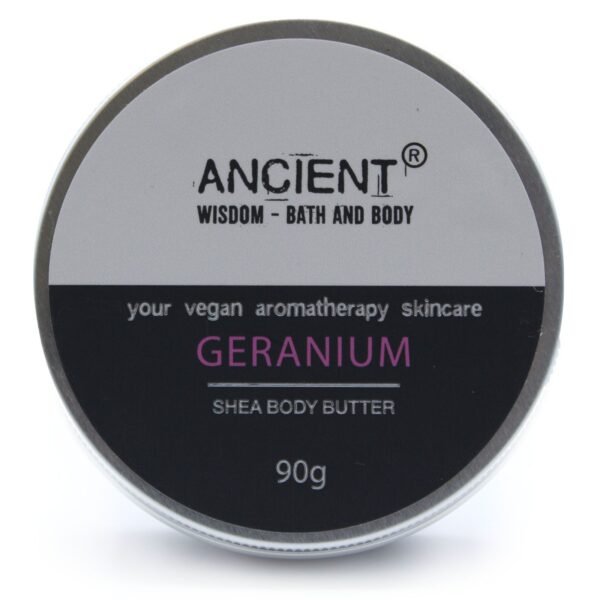 Ancient Wisdom Aromatherapy Geranium Shea Body Butter 90g