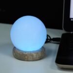 Ancient Wisdom White Ball USB Himalayan Crystal Salt Multicolour Lamp - Image 2