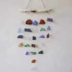 Ancient Wisdom Hanging Five Multicolour Glass Strings Wind Chime - Image 6
