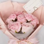 Ancient Wisdom Large Soap Pink Roses Bouquet - Love Is Eternal - Image 3