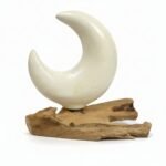 Ancient Wisdom DriftGlow Crackle Half Moon Shade Lamp - Image 11