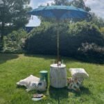 Ancient Wisdom Turquoise Decor 2m Bali Patio Cotton Parasol - Image 2
