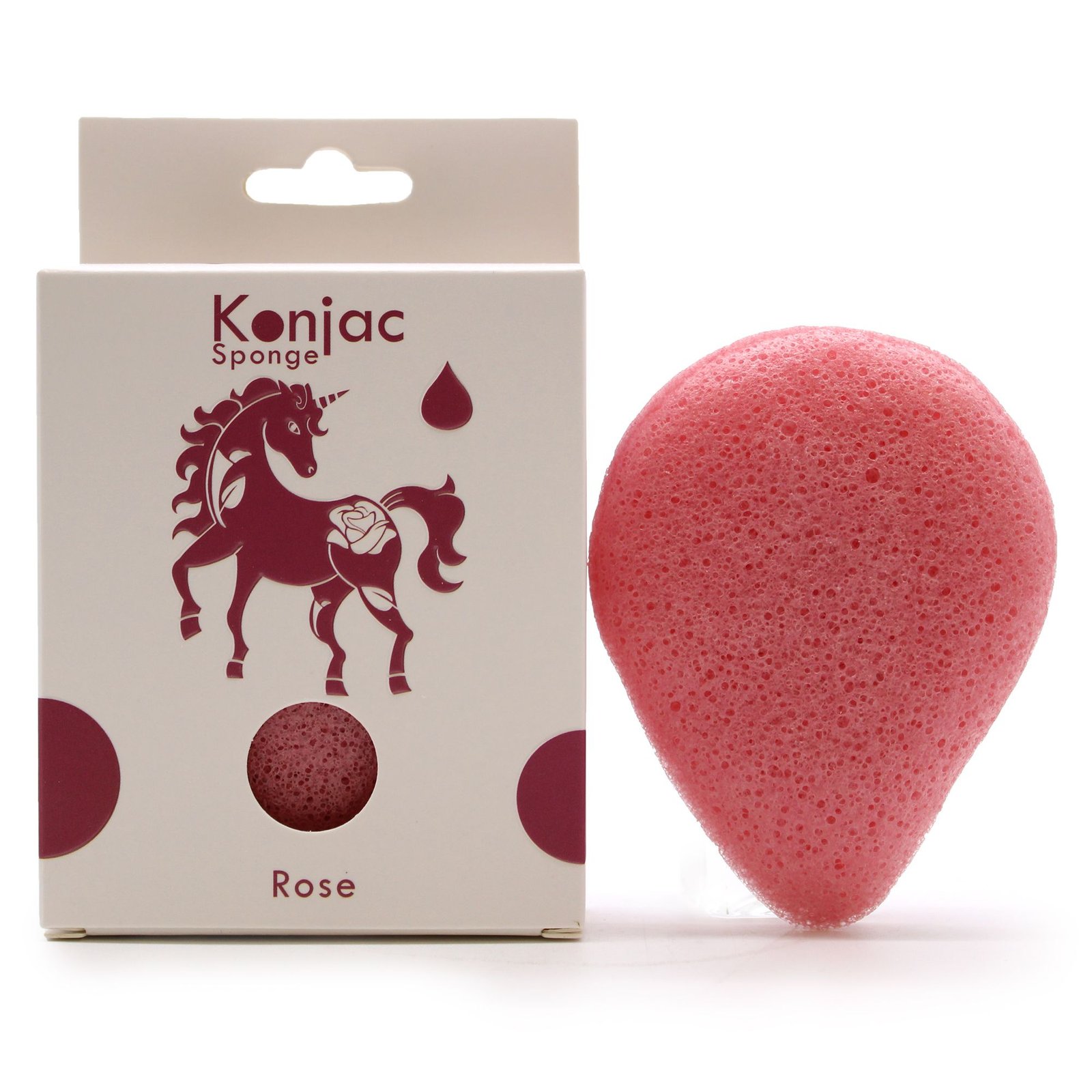 bG9jYWw6Ly9tZWRpYS9TUi8wQy82MFIzMEMxRzZSVkswQ1NSLzA2NmQwMzRjLmpwZWc.jpg Ancient Wisdom Teardrop Konjac Sponge - Rose - Anti-Aging - Image 1