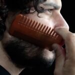 Ancient Wisdom Two Sided Wooden Beard Comb - Image 2